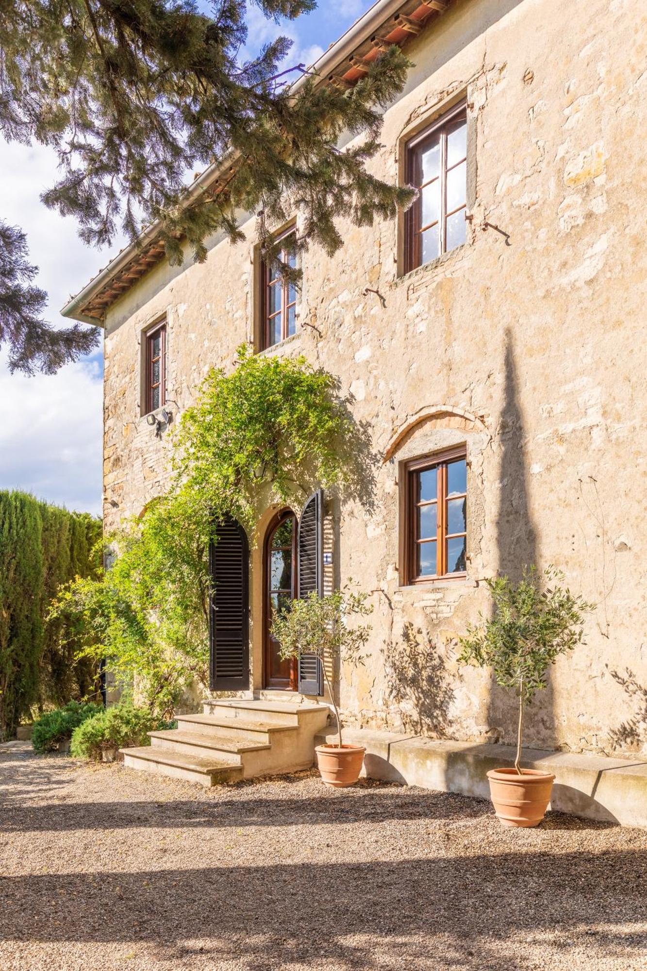 Villa Rignana Chianti Estate, Pool, Tennis,Cook Greve in Chianti Exterior foto