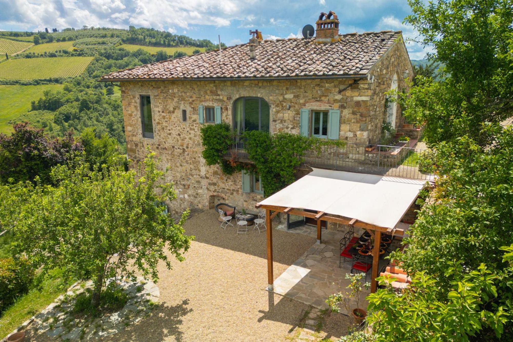 Villa Rignana Chianti Estate, Pool, Tennis,Cook Greve in Chianti Exterior foto