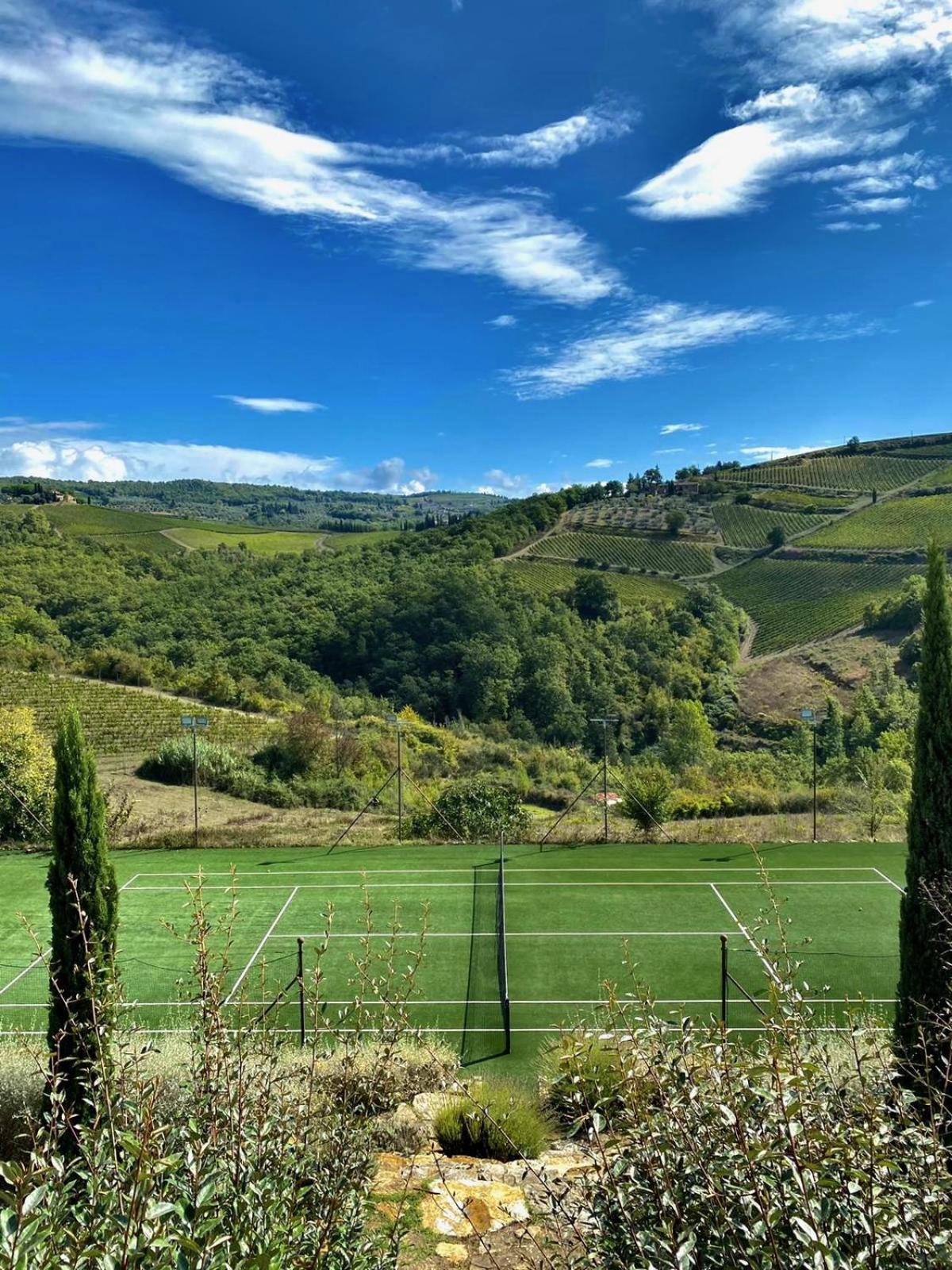 Villa Rignana Chianti Estate, Pool, Tennis,Cook Greve in Chianti Exterior foto